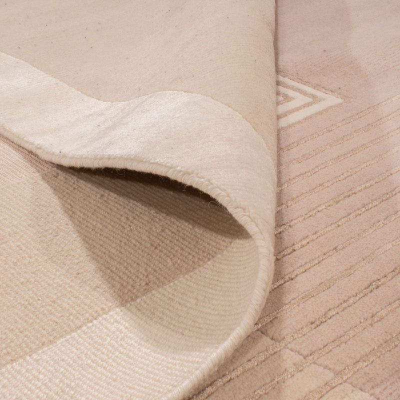 Designer tapijt - 244 x 169 cm - zilver