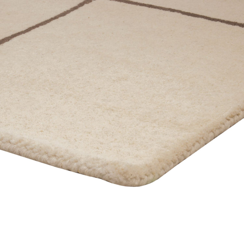 Wollen tapijt - 200 x 140 cm - beige