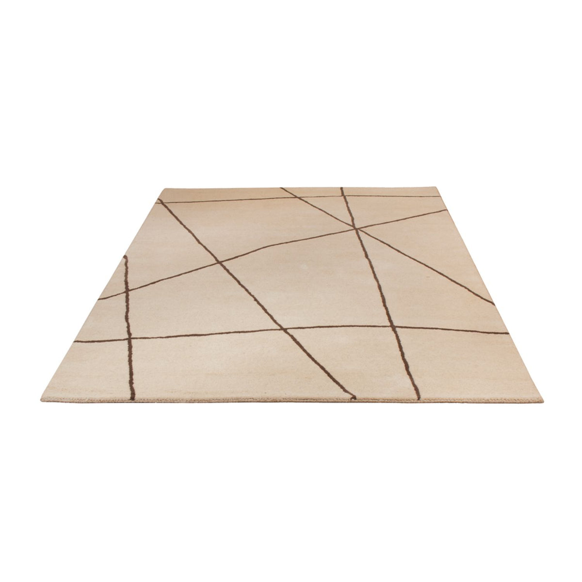 Wollen tapijt - 200 x 140 cm - beige