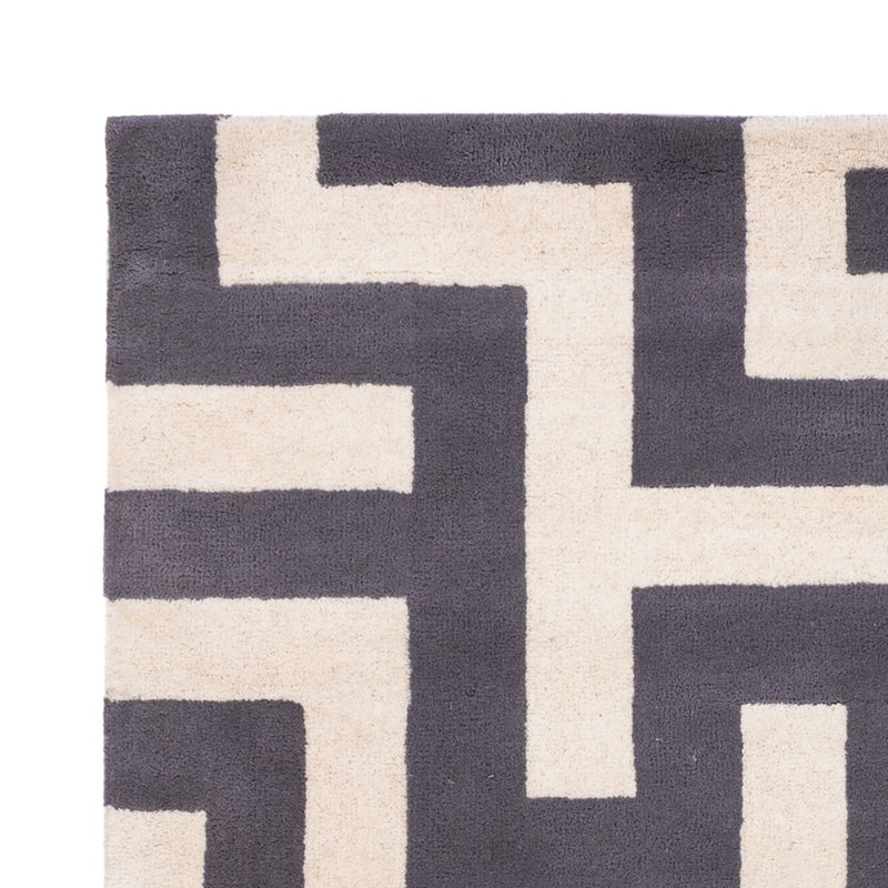 Designer tapijt - 200 x 140 cm - grijs