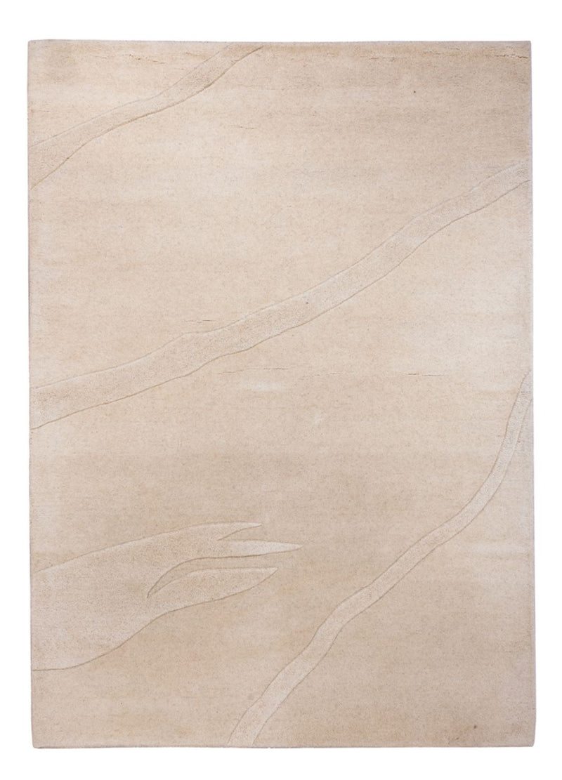 Wollen tapijt - 200 x 140 cm - beige