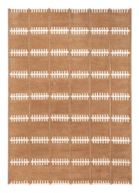 Wollen tapijt - 200 x 140 cm - bruin