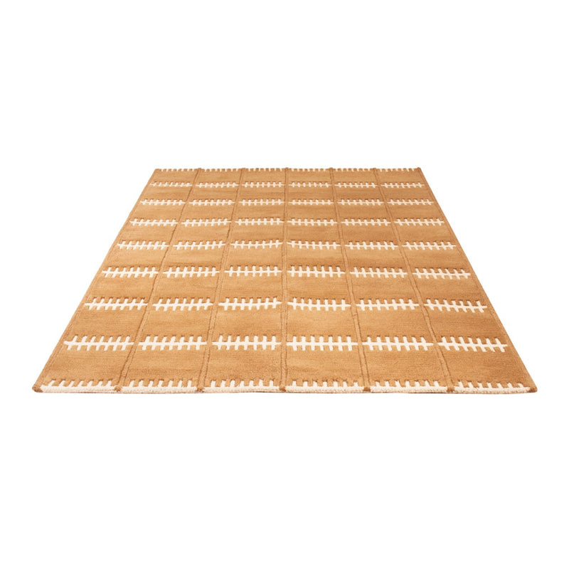 Wollen tapijt - 200 x 140 cm - bruin