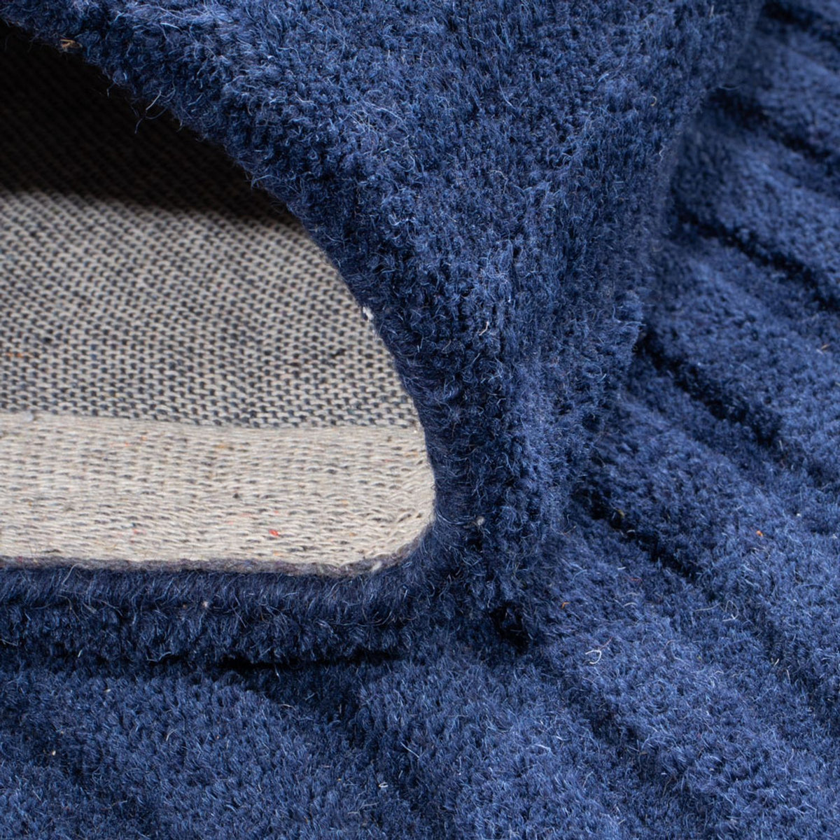 Wollen tapijt - 200 x 140 cm - blauw