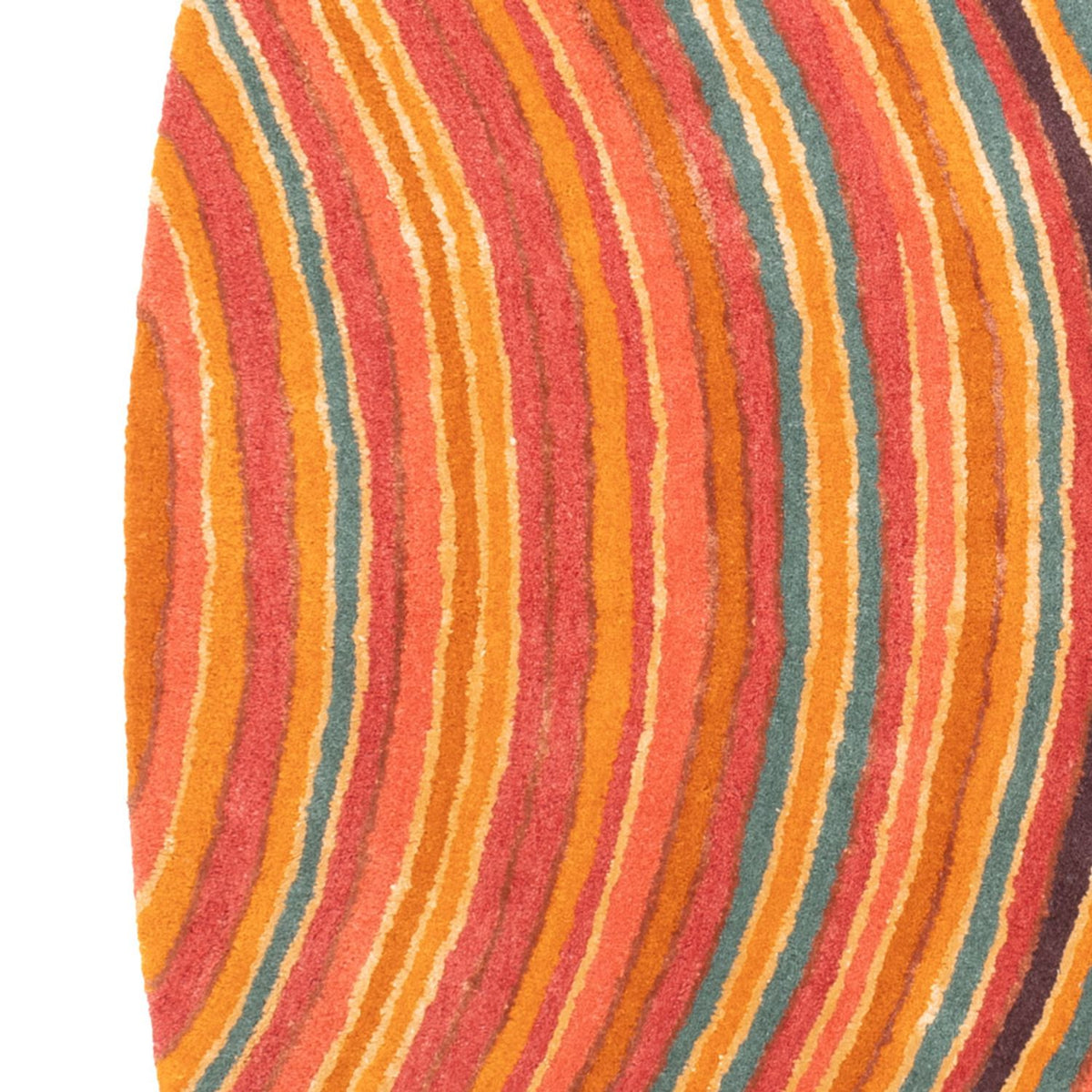 Designer tapijt ovaal  - 200 x 140 cm - veelkleurig