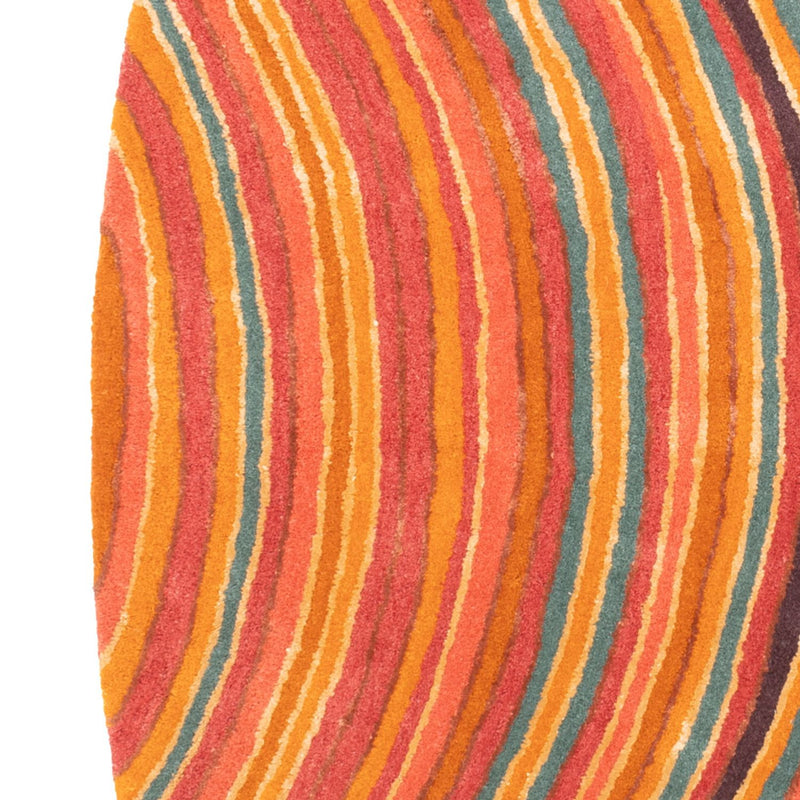 Designer tapijt ovaal  - 200 x 140 cm - veelkleurig