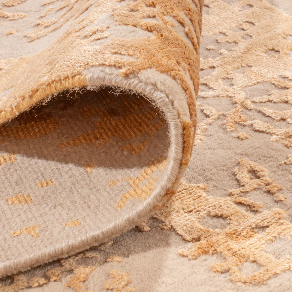 Designer tapijt - 303 x 202 cm - goud