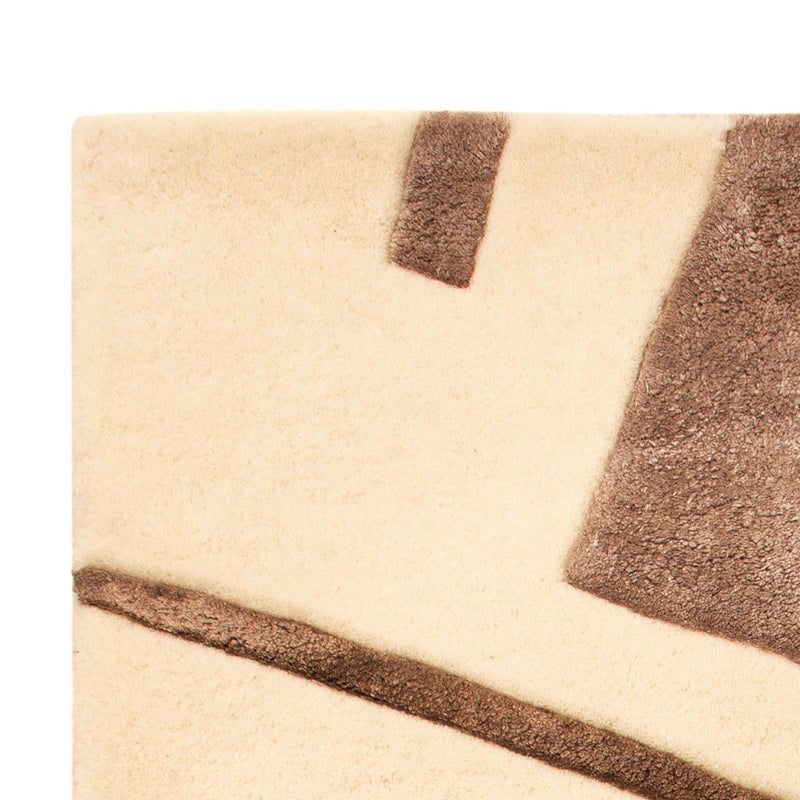 Designer tapijt - 90 x 60 cm - crème