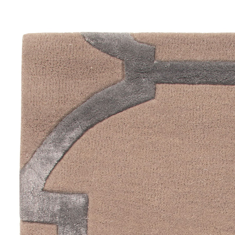 Designer tapijt - 90 x 60 cm - zilver