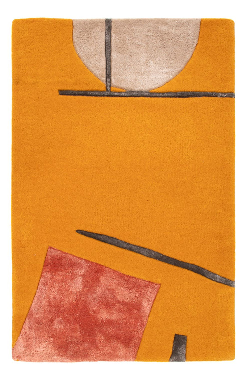 Designer tapijt - 90 x 60 cm - goud