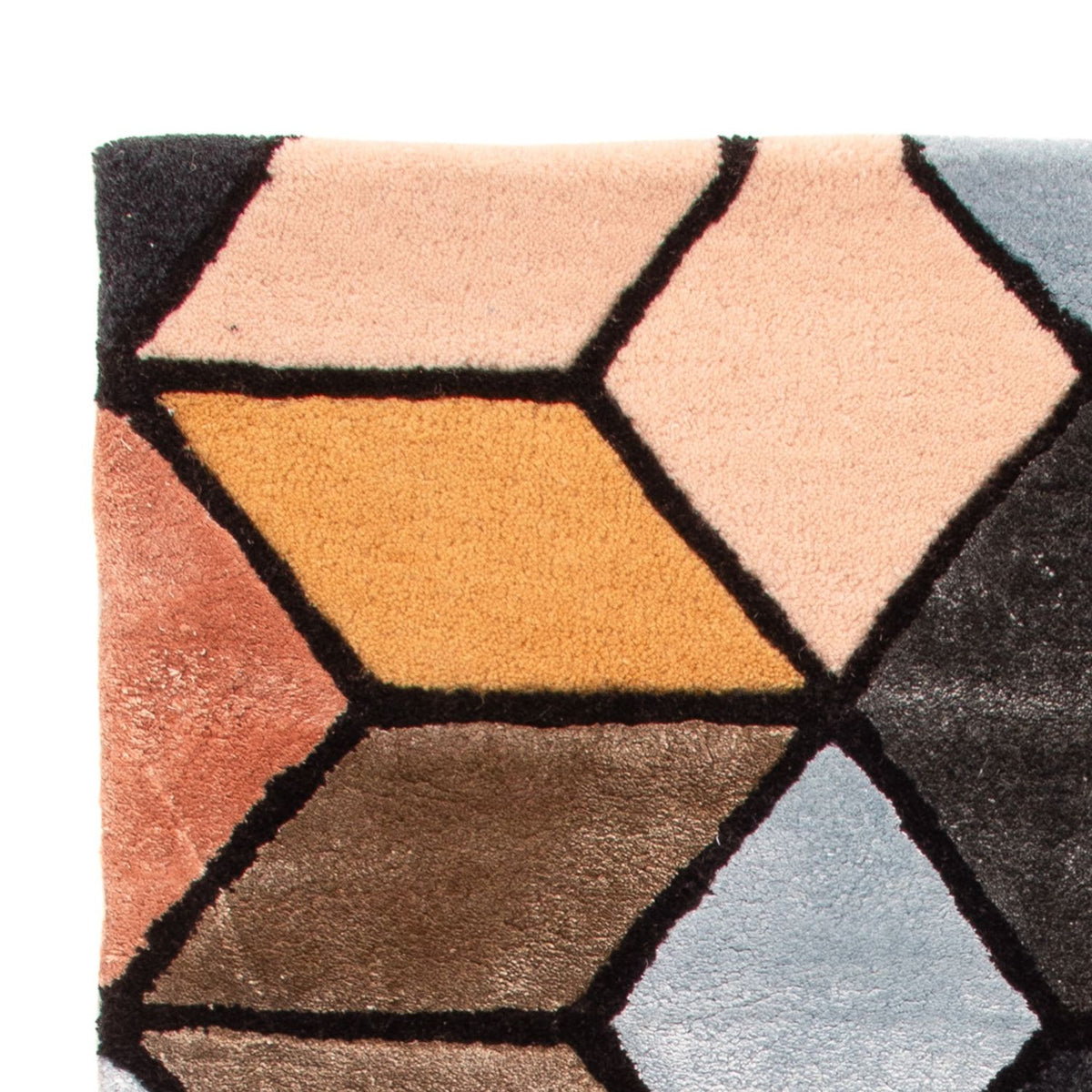 Designer tapijt - 90 x 60 cm - veelkleurig