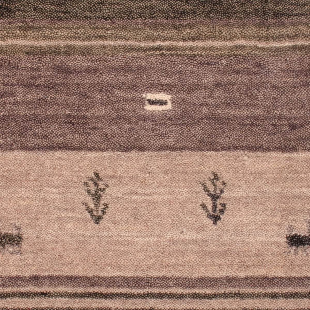 Gabbeh Tapijt - Zacht - 90 x 60 cm - zilver