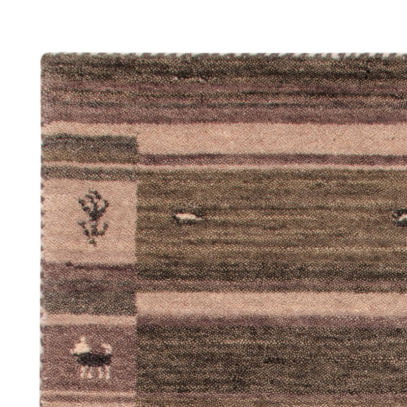 Gabbeh Tapijt - Zacht - 90 x 60 cm - zilver