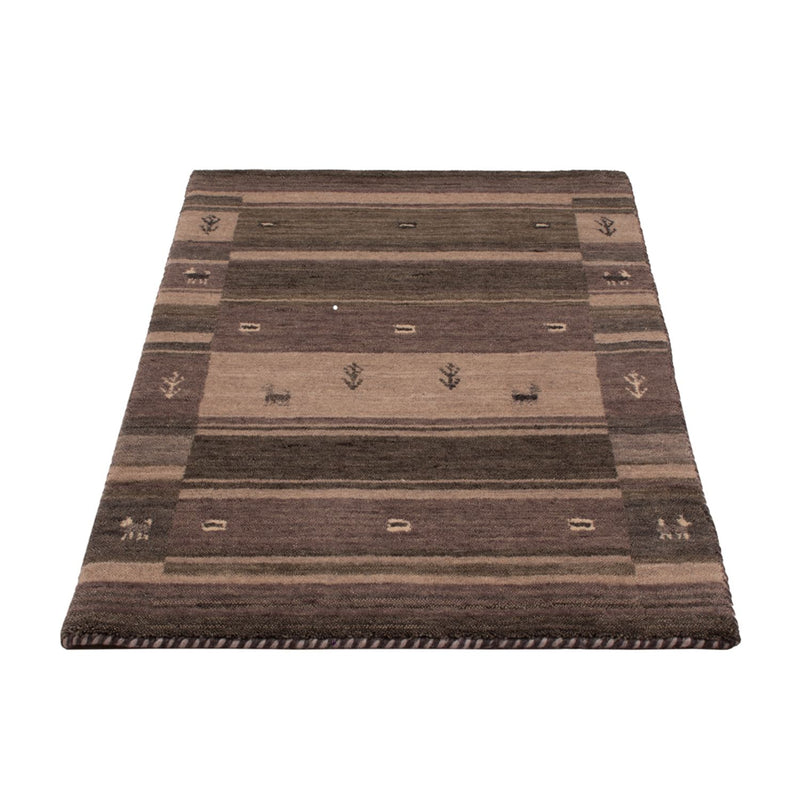 Gabbeh Tapijt - Zacht - 90 x 60 cm - zilver