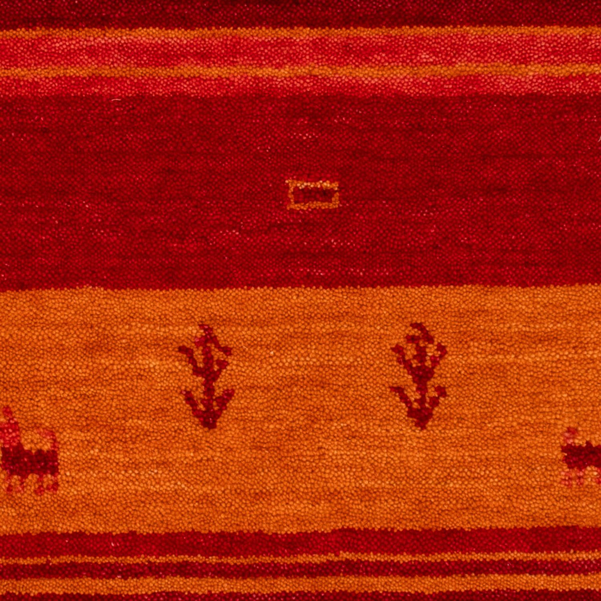 Gabbeh Tapijt - Zacht - 90 x 60 cm - rood