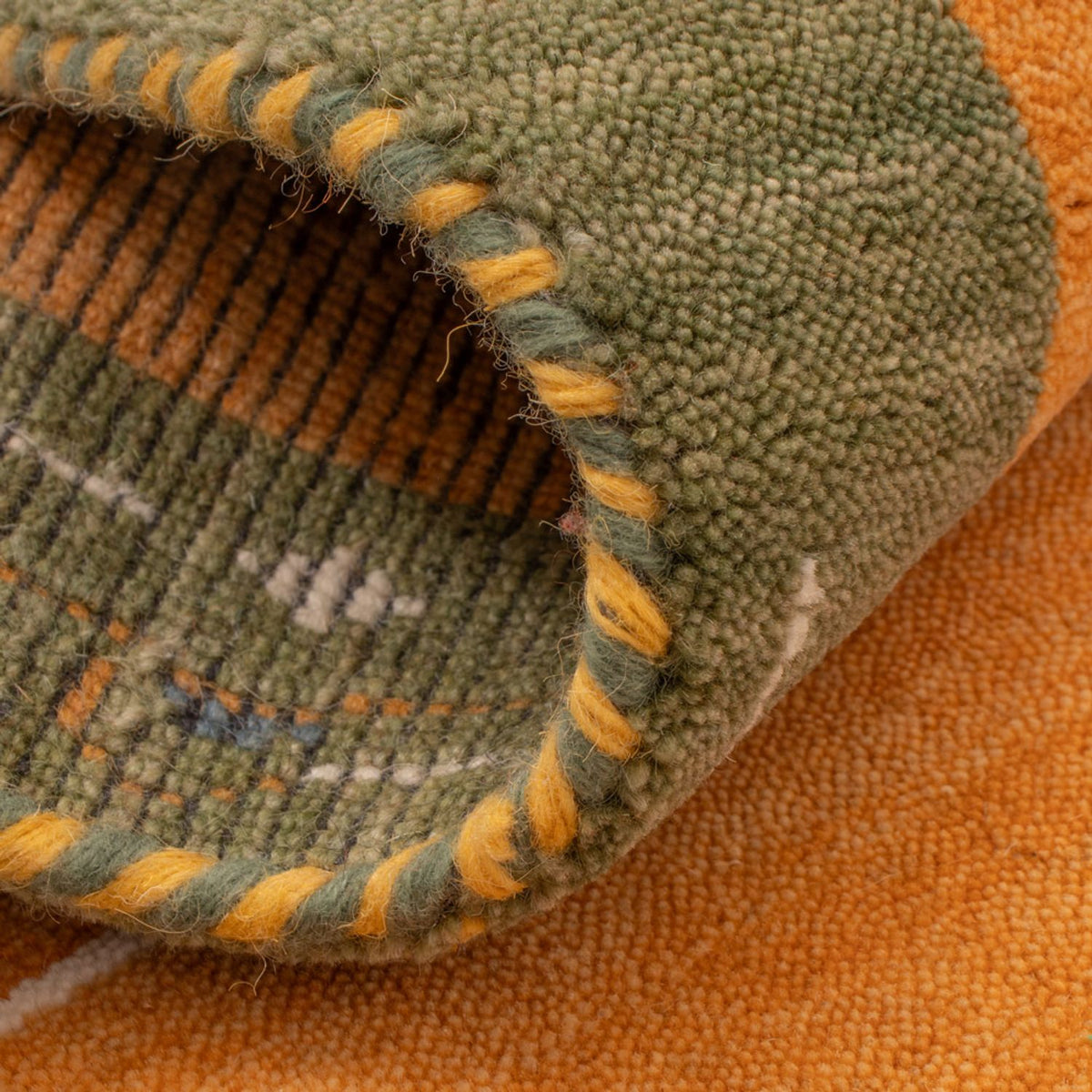 Gabbeh Tapijt - Zacht - 90 x 60 cm - oranje