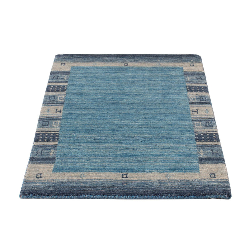 Gabbeh Tapijt - Zacht - 90 x 60 cm - blauw