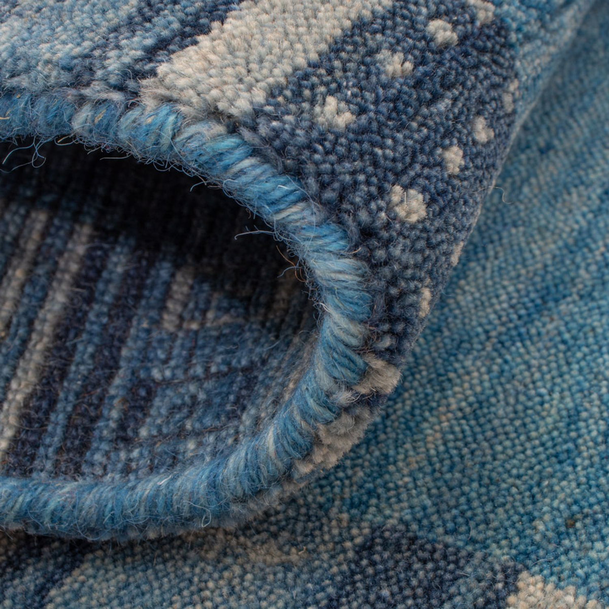 Gabbeh Tapijt - Zacht - 90 x 60 cm - blauw