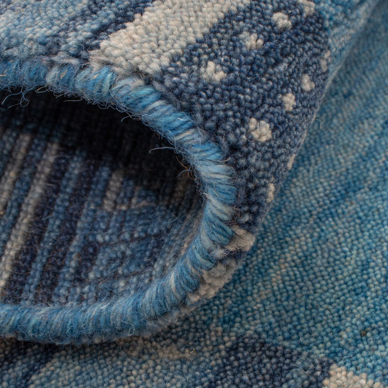 Gabbeh Tapijt - Zacht - 90 x 60 cm - blauw