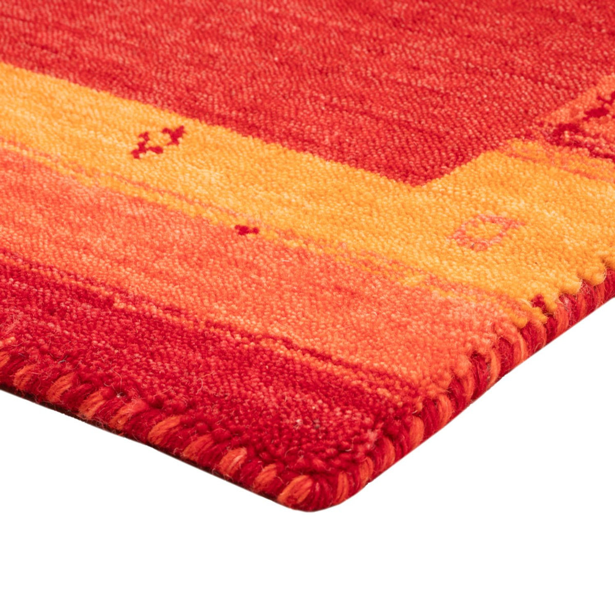 Gabbeh Tapijt - Zacht - 90 x 60 cm - rood