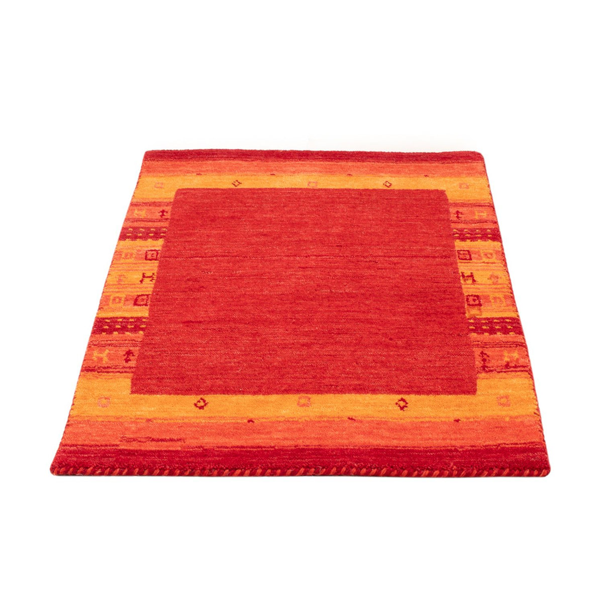 Gabbeh Tapijt - Zacht - 90 x 60 cm - rood