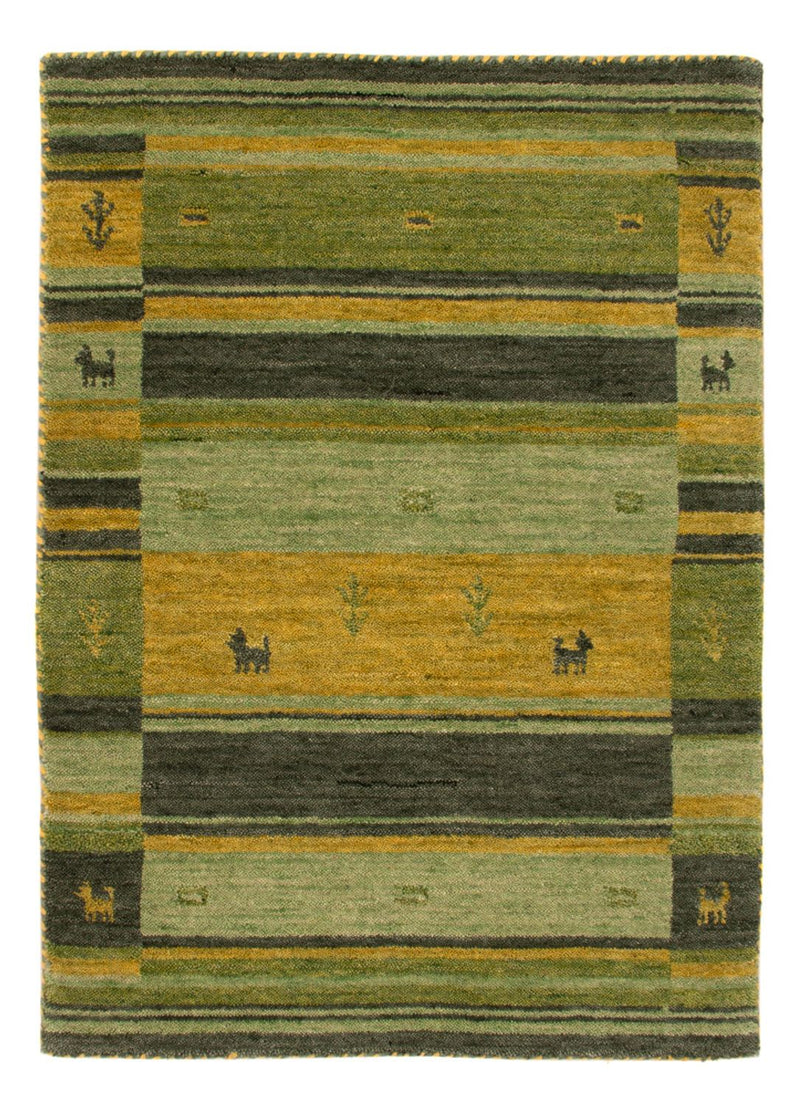 Gabbeh Tapijt - Zacht - 90 x 60 cm - groen