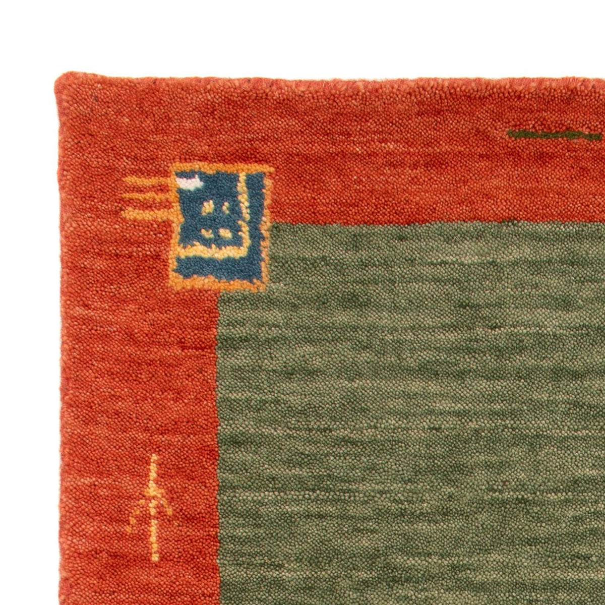 Gabbeh Tapijt - Zacht - 90 x 60 cm - groen