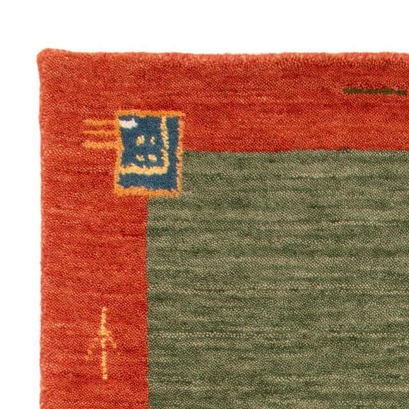 Gabbeh Tapijt - Zacht - 90 x 60 cm - groen