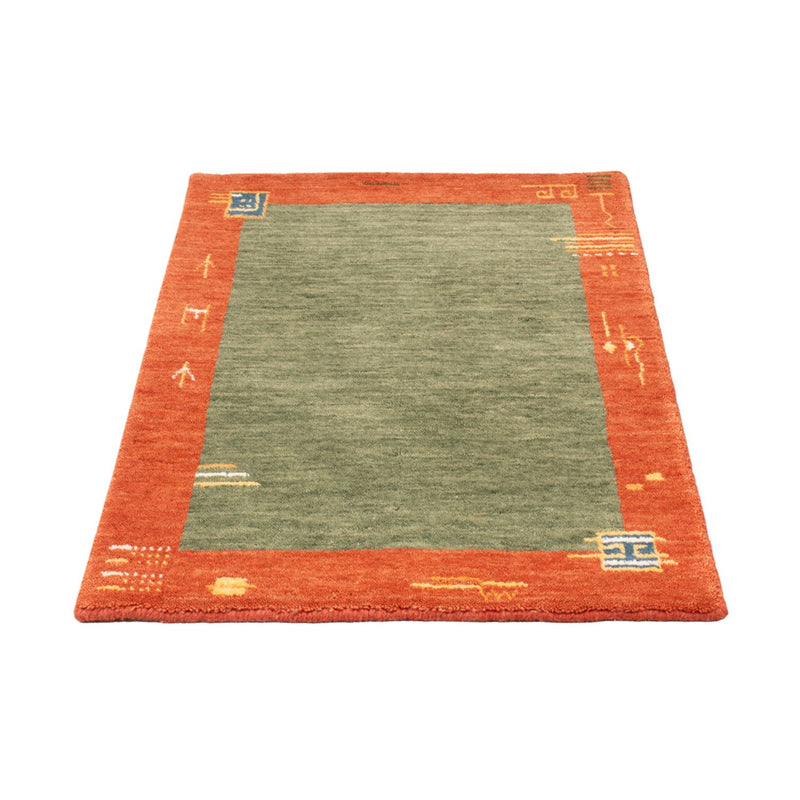 Gabbeh Tapijt - Zacht - 90 x 60 cm - groen