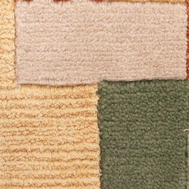 Designer tapijt vierkant  - 30 x 30 cm - groen