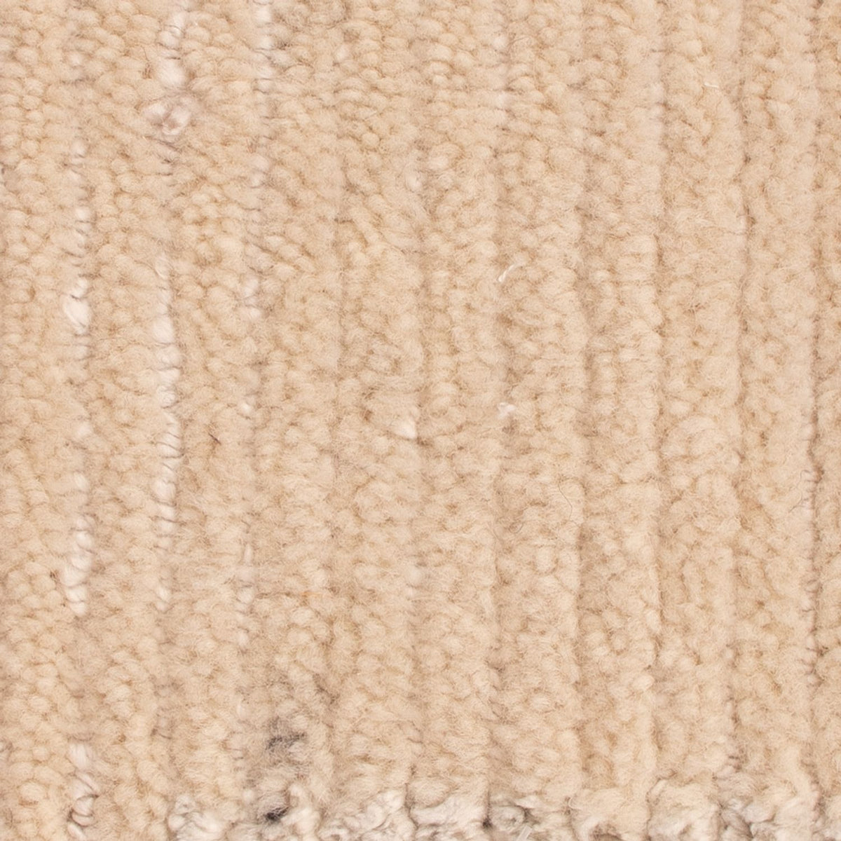 Designer tapijt vierkant  - 30 x 30 cm - natuurlijk wit