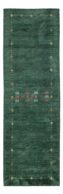 Loper Gabbeh Tapijt - Zacht - 300 x 80 cm - groen