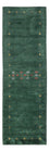 Loper Gabbeh Tapijt - Zacht - 300 x 80 cm - groen