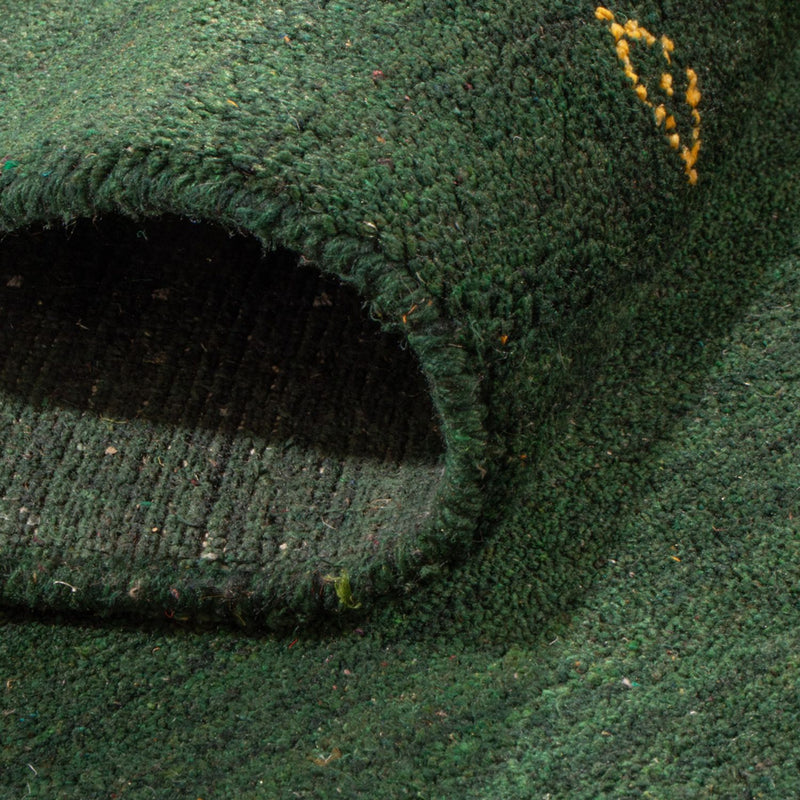 Loper Gabbeh Tapijt - Zacht - 300 x 80 cm - groen