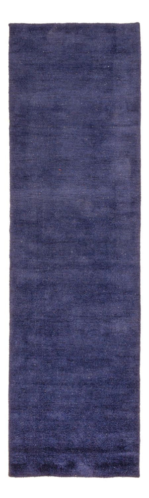 Loper Gabbeh Tapijt - Zacht - 300 x 80 cm - blauw