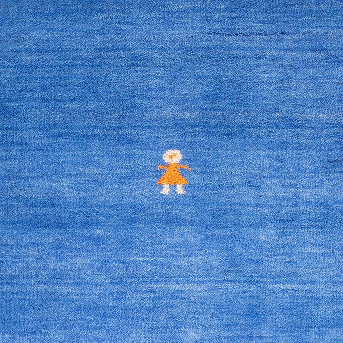 Gabbeh Tapijt - Zacht vierkant  - 150 x 150 cm - blauw