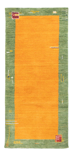 Loper Gabbeh Tapijt - Zacht - 200 x 80 cm - oranje