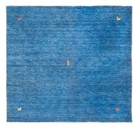 Gabbeh Tapijt - Zacht vierkant  - 250 x 250 cm - blauw