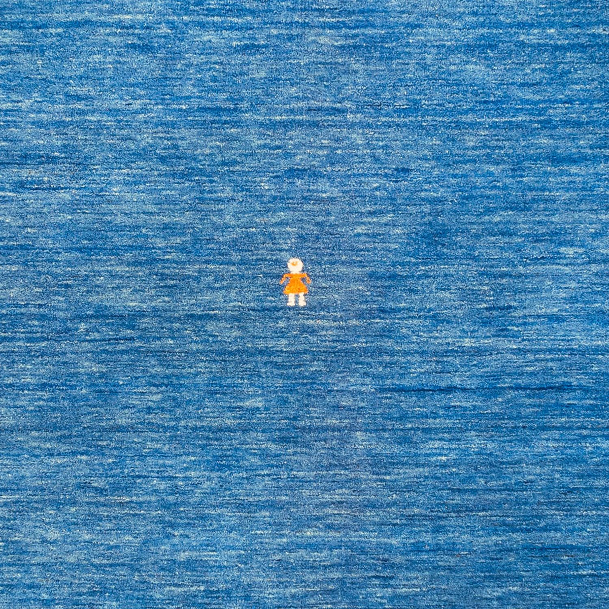 Gabbeh Tapijt - Zacht vierkant  - 250 x 250 cm - blauw