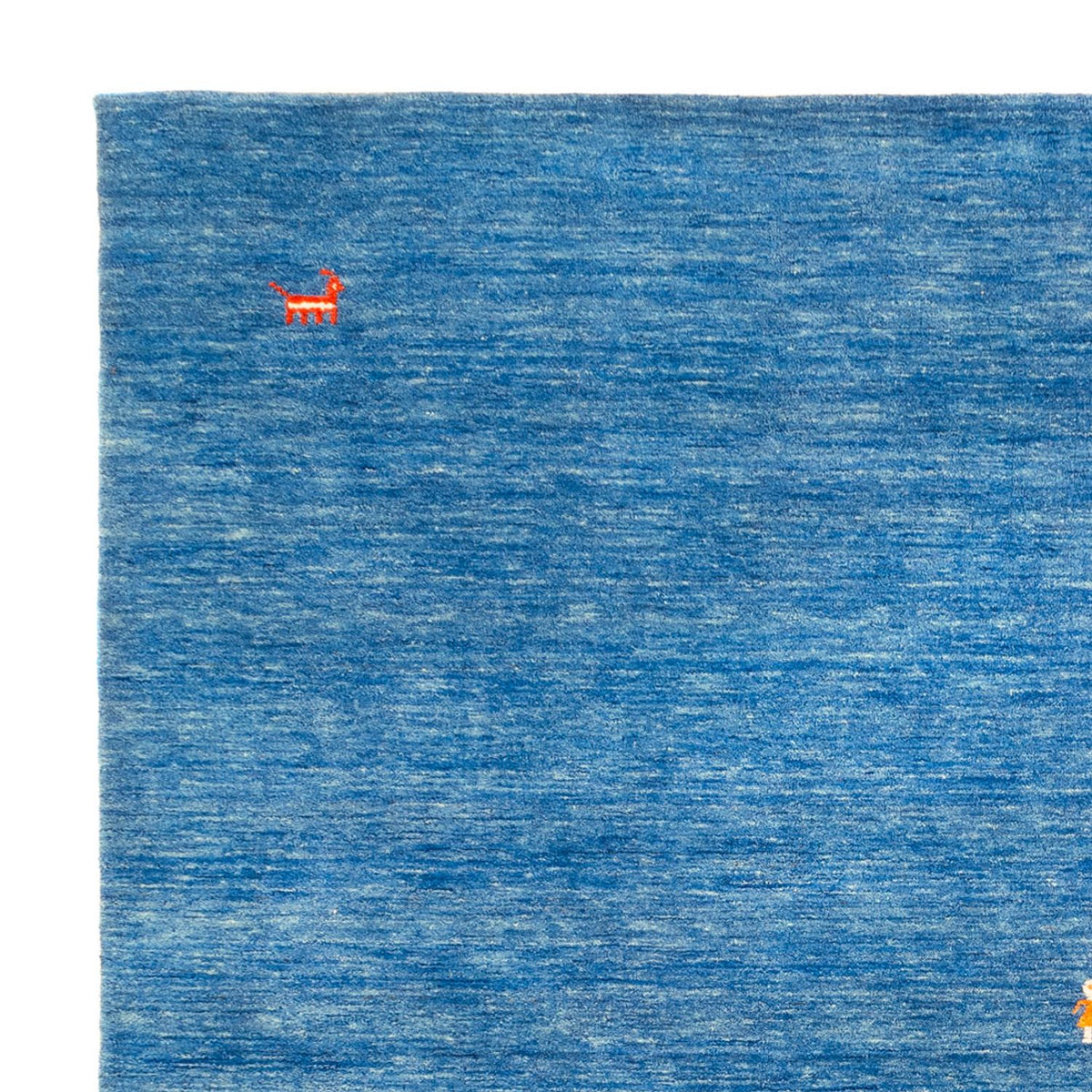 Gabbeh Tapijt - Zacht vierkant  - 250 x 250 cm - blauw