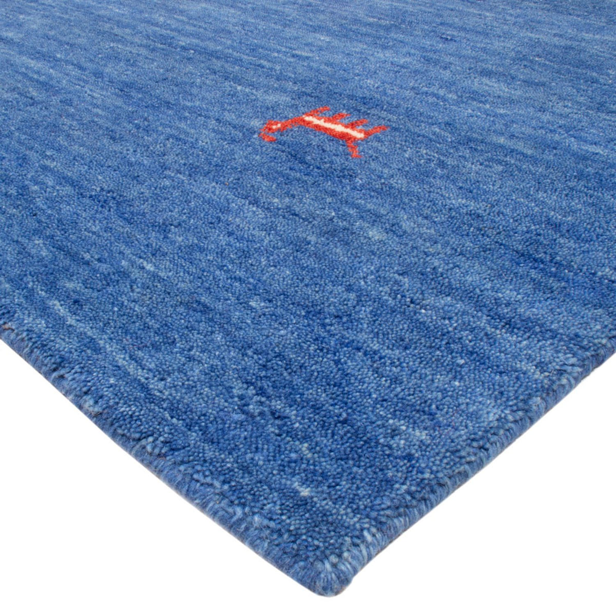 Gabbeh Tapijt - Zacht vierkant  - 250 x 250 cm - blauw