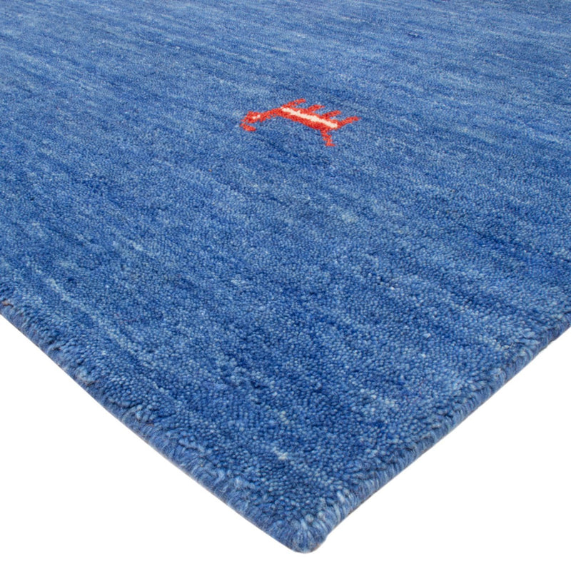 Gabbeh Tapijt - Zacht vierkant  - 250 x 250 cm - blauw