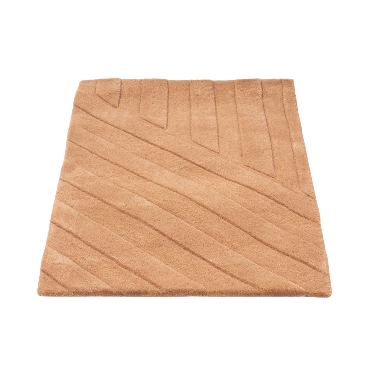 Wollen tapijt - 90 x 60 cm - zalm