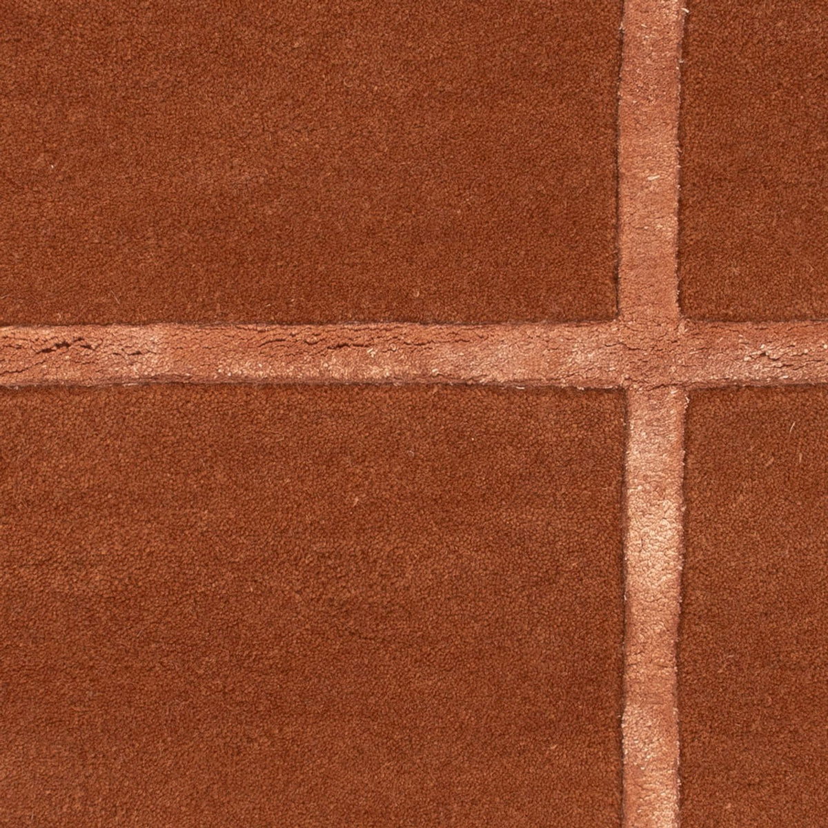 Wollen tapijt - 90 x 60 cm - bruin