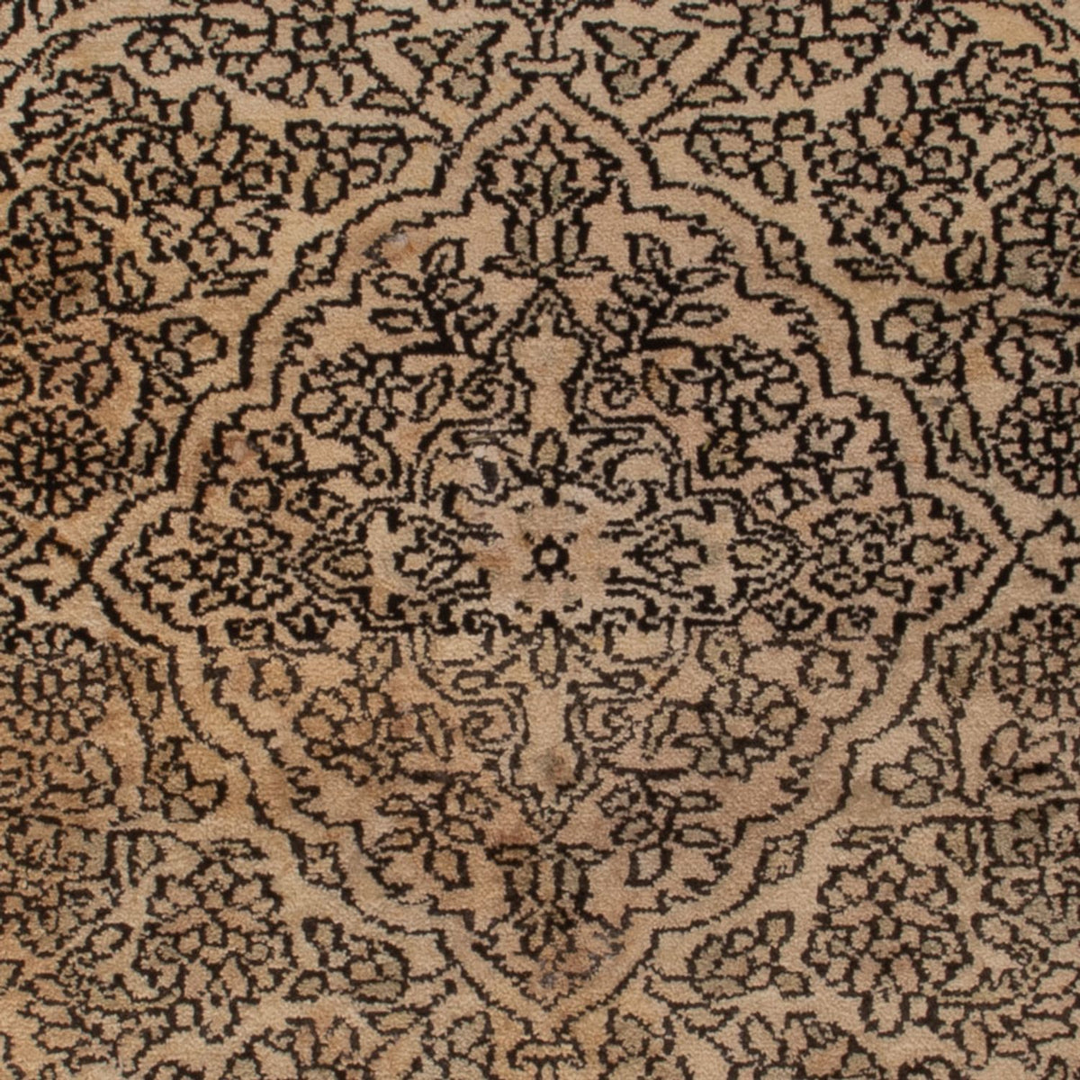 Zijden tapijt - Kashmir Silk - 103 x 60 cm - beige