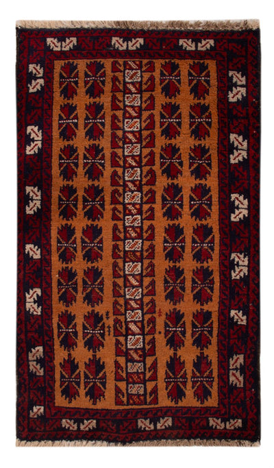 Baluch tapijt 76x123cm - Oosters Tapijt - camel