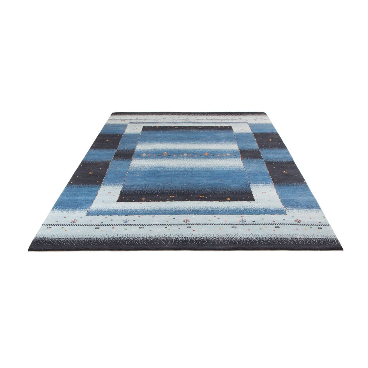 Gabbeh Tapijt - Loribaft Indus - 243 x 169 cm - blauw