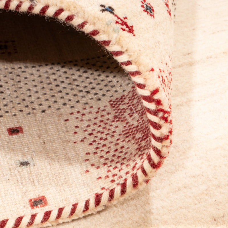 Gabbeh Tapijt - Loribaft Indus - 242 x 168 cm - crème