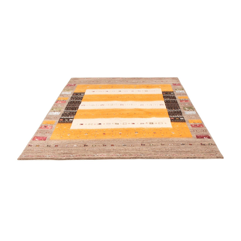 Gabbeh Tapijt - Loribaft Indus - 240 x 170 cm - goud