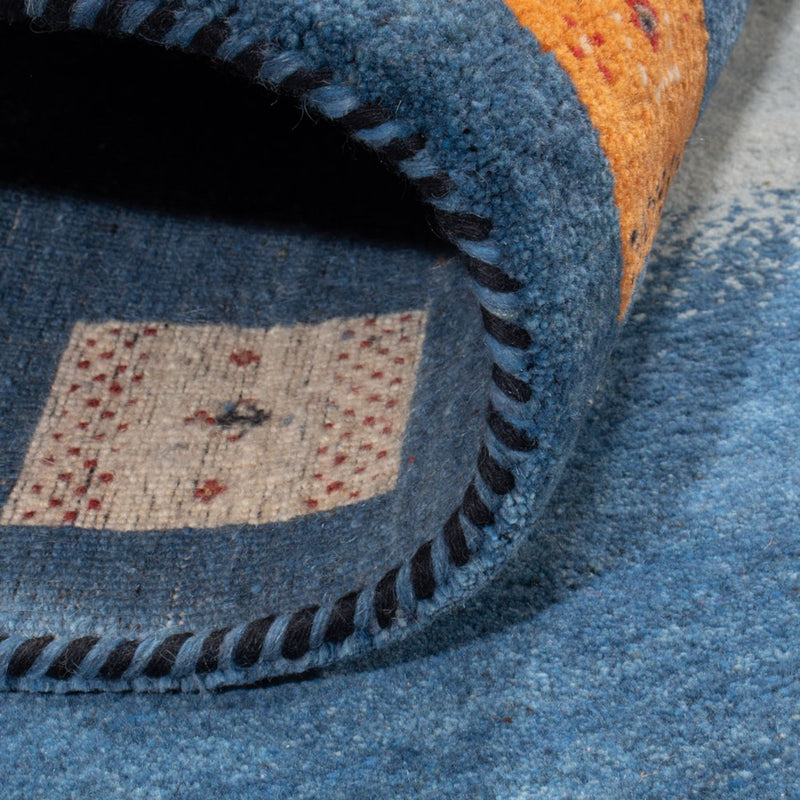 Gabbeh Tapijt - Loribaft Indus - 240 x 169 cm - blauw